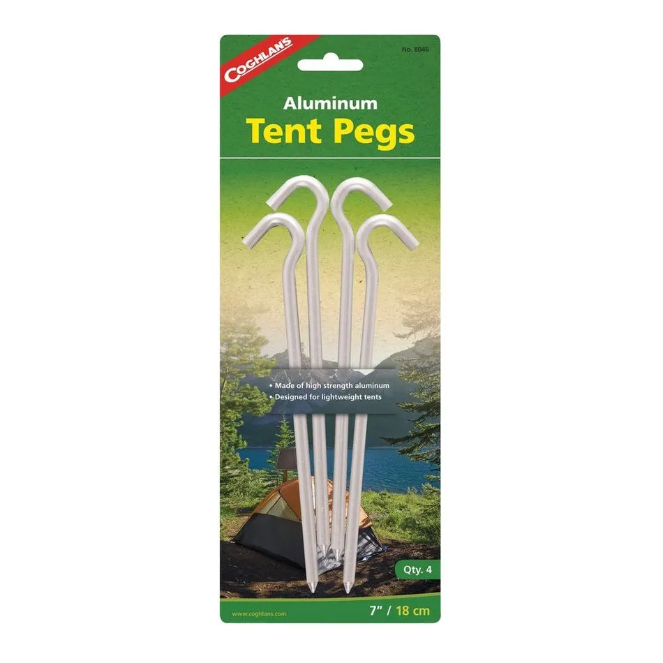 Aluminum Tent Pegs - pkg of 4